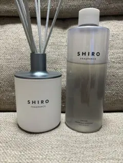 SHIRO フレグランスディフューザー　 グラスベースとリキッドとスティック