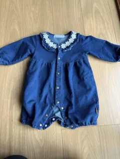 CROISSANCE BEBE デニムロンパース 70