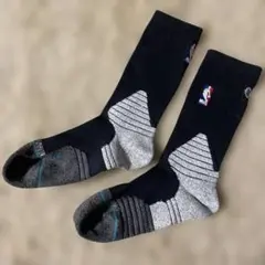 NBA バスケットボール用ハイソックス ネイビー/グレー