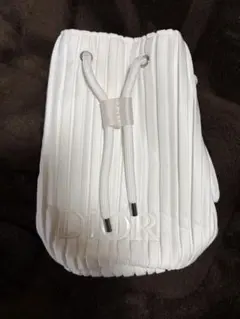 ディオール　ノベルティ　巾着ポーチ　ホワイト