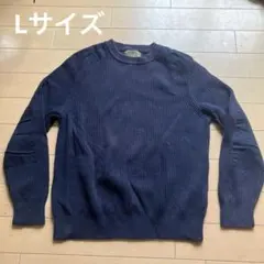Eddie Bauer ネイビー コマンドミリタリーセーター　Lサイズのサムネイル