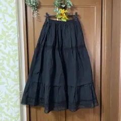 サマンサモスモス☆裾レースティアードスカート