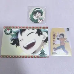 ヒロアカ 緑谷出久 缶バッジ ポスカ クリカ