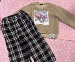 140（新品未使用あり★ジェニーラブ、ラブトキ）２点セット（ボアトレーナー）