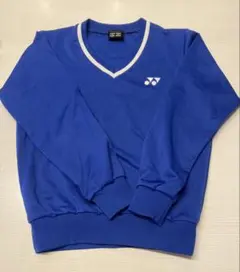 YONEX ヨネックス Vネック トレーナー 青 SS 長袖