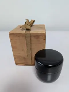 黒中棗 茶道具 共箱付き - メルカリ