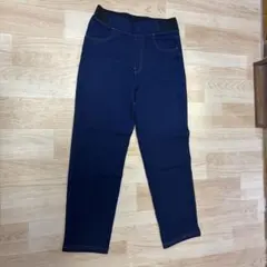 【未使用】GUNZE デニム レギンスパンツM ウエストゴム