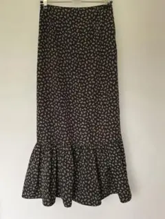 fifth 花柄マーメイドスカート　フレアロングスカート