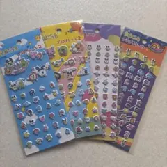 セリア たまごっち プチプチシール 4点セット