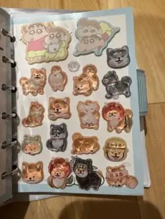 2月で出品取り下げます！ボンボンドロップシール　和柄　犬