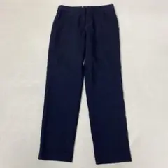 PLST プラステ リネンブレンド ストレッチ スリム スラックスパンツ 麻