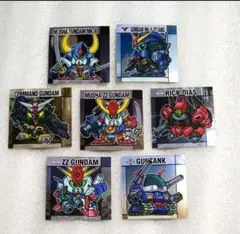 元祖SDガンダム スナック ステッカー シール 　7枚