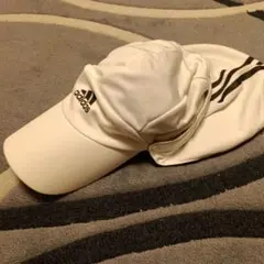 adidas アディダス テニス ランニング ホワイト 日除け キャップ