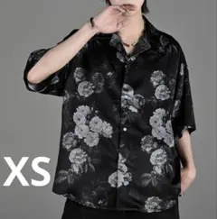 新品！ADRER 半袖シャツ クオリティハイブリッドルーズシャツ XS 黒 薄手のサムネイル
