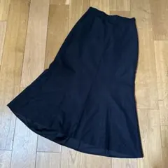 ロートレアモン マーメイド　ロングスカート　36 黒　秋冬　洗濯可