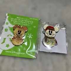 東京ディズニーリゾート クリスマスピンバッジセット　25周年　非売品　ミニー