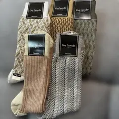 Guy Laroche デザインソックス 5足セット　25センチ　ギラロッシェのサムネイル
