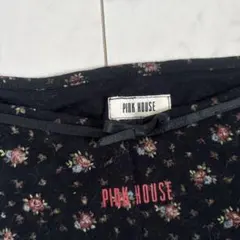 PINK HOUSE キャミソール 花柄 ブラック　タンクトップのサムネイル