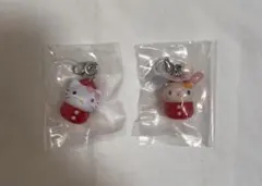 サンリオキャラクターズ いちごめじるしアクセサリー キティちゃん ウサハナ 2点