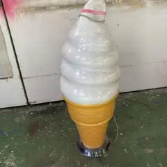 日世 ソフトクリーム 電飾看板 ライト オブジェ 店頭ディスプレイ 点灯