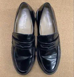 green label relaxing 2way厚底　レインローファー