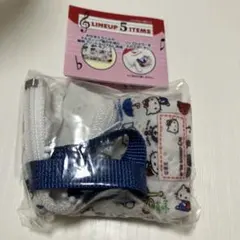 サンリオ レトロレッスンバッグ ミニキーホルダー ハローキティ キティ ガチャ