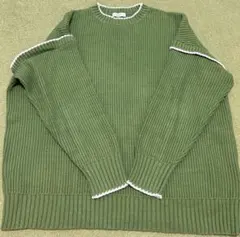 ローリーズファーム　オリーブグリーンセーター　 Fサイズ