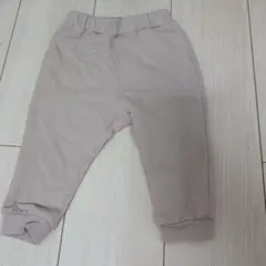 シンプル 無地 ロングパンツ ベージュ