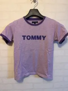 TOMMY HILFIGER パープルTシャツ 半袖　size 7 S