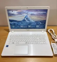 【美品】ノートパソコン　高性能/SSD128/メモリ8/カメラ/オフィス付