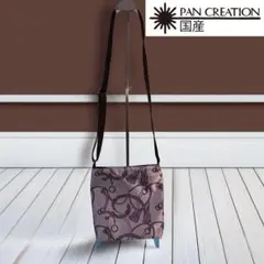 PAN CREATION 国産 ショルダーバッグ パープル タッセル柄のサムネイル