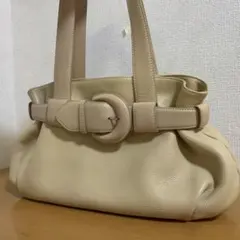 美品 キタムラ レザーショルダーバッグ ベージュのサムネイル