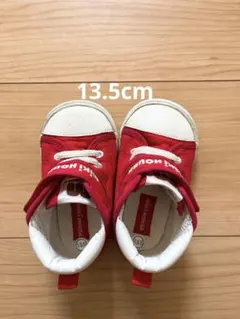 ミキハウス Mikihouse 靴 赤 シューズ 13.5cm