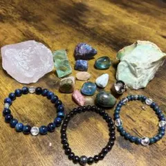 天然石まとめ売り｜パワーストーン原石・タンブル・ブレスレットセット✨