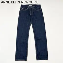 【アンクライン】 ストレートデニム　M　新品タグ　きれいめ　インディゴ　パンツのサムネイル