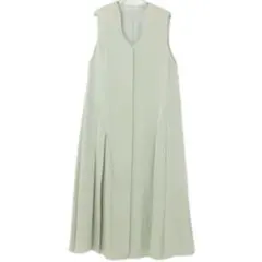 KBF カーブシームプリーツジャンパースカート