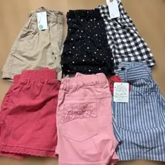 子供用ハーフパンツ6点セット 120 130cm