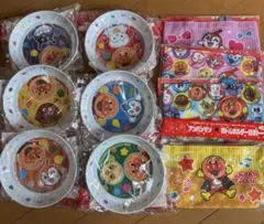 アサヒ飲料　 アンパンマン なんでもプレート 全６種　ボトルホルダー付トート4種