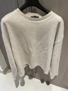 ZARA ライトベージュ　長袖スウェットM