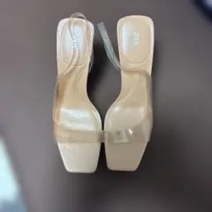 ZARA クリアミュール 高ヒール
