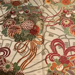 総刺繍子供帯　アンティーク　リメイク用