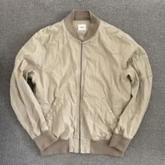 BROWNY VINTAGE MA-1 ボンバージャケット Lサイズ ベージュ
