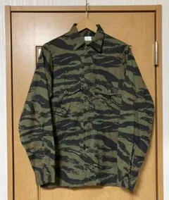 タイガーカモ　シャツ　ミリタリー