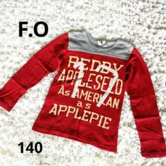 F.Oインターナショナル　カットソー　英字プリント　140