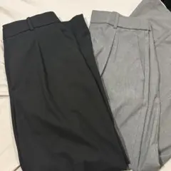 UNIQLO ユニクロ　タックワイドパンツ　2本セット