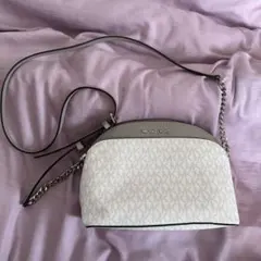 MICHAEL KORS ショルダーバッグ ホワイト/グレー