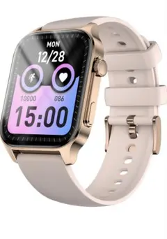 【新品】Bluetooth通話機能付きスマートウォッチ　IP67防水仕様