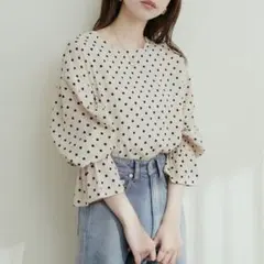 natural couture 2wayスカラップブラウスのサムネイル