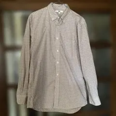 UNIQLO 長袖シャツ Mサイズ 赤青チェック