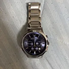 Emporio Armani クォーツ腕時計 ダークブルー